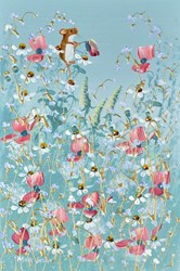Curious Mind by Mary Shaw - Original Painting on Board sized 8x12 inches. Available from Whitewall Galleries